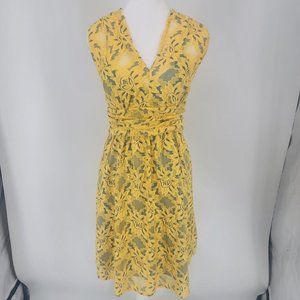 Anthropologie Plenty Tracy Reese Nikki Sleeveless Yellow Lace Dress Size 2 NEW